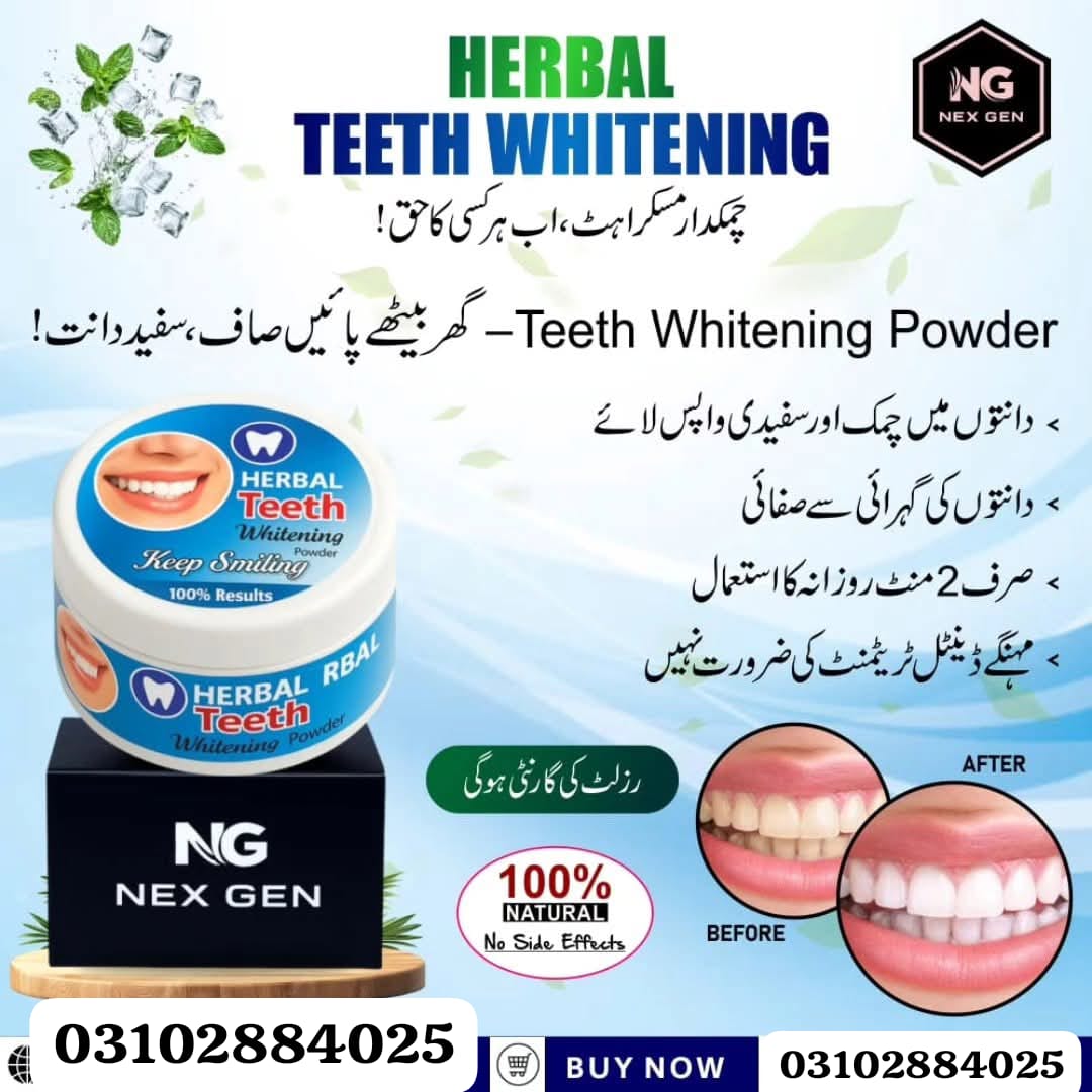 Smile shine:Teeth whitening powder